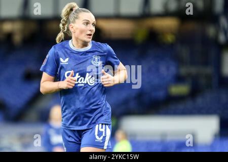 Liverpool, Royaume-Uni. 17 novembre 2024. Goodison Park, Liverpool, Angleterre, 17 novembre 2024 : Melissa Lawley (14 Everton) lors du match de Super League Barclays Womens entre Everton et Liverpool au Goodison Park à Liverpool, Angleterre, le 17 novembre 2024. (Sean Chandler/SPP) crédit : photo de presse sportive SPP. /Alamy Live News Banque D'Images