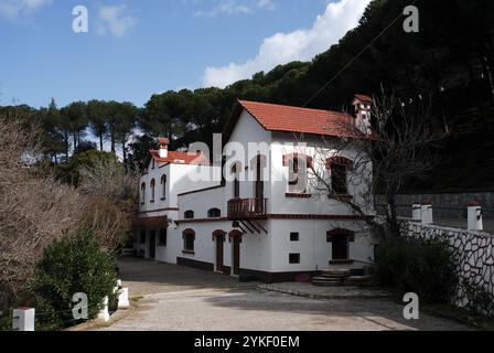 Greece Rhodes Island Theologos village, vallée des papillons, automne 01 Banque D'Images