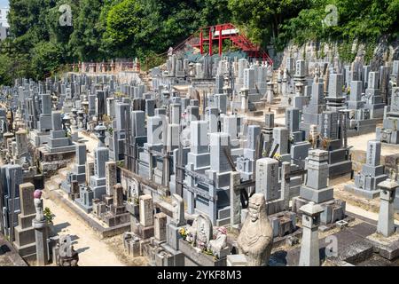 Temple bouddhiste Tamonin à Hiroshima au Japon Banque D'Images