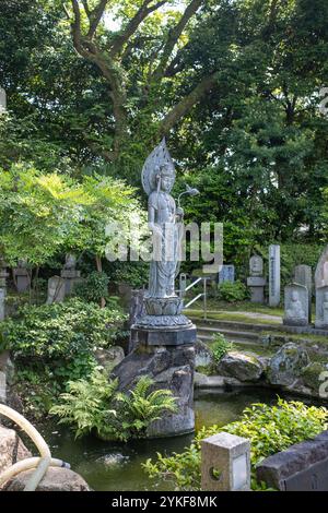 Temple bouddhiste Tamonin à Hiroshima au Japon Banque D'Images