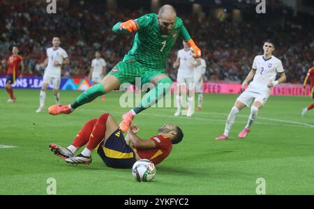 Córdoba, 10/15/2024. Match de Ligue des Nations entre l'équipe nationale espagnole et la Serbie au stade El Arcángel avec un score de 3-0 en faveur de l'Espagne. Photo : Valerio Merino. ARCHOR. Crédit : album / Archivo ABC / Valerio Merino Banque D'Images