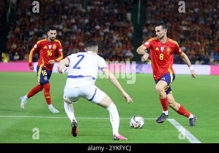 Córdoba, 10/15/2024. Match de Ligue des Nations entre l'équipe nationale espagnole et la Serbie au stade El Arcángel avec un score de 3-0 en faveur de l'Espagne. Photo : Valerio Merino. ARCHOR. Crédit : album / Archivo ABC / Valerio Merino Banque D'Images