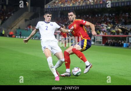 Córdoba, 10/15/2024. Match de Ligue des Nations entre l'équipe nationale espagnole et la Serbie au stade El Arcángel avec un score de 3-0 en faveur de l'Espagne. Photo : Valerio Merino. ARCHOR. Crédit : album / Archivo ABC / Valerio Merino Banque D'Images