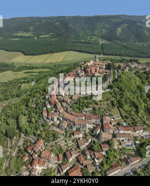 Motovun, Istrie, Croatie, Europe Banque D'Images