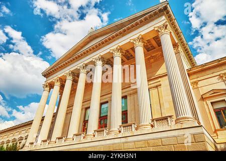 Palais de Justice,Vienne.bâtiment néo-Renaissance érigée de 1875 à 1881 est situé dans la capitale de l'Autriche. Banque D'Images