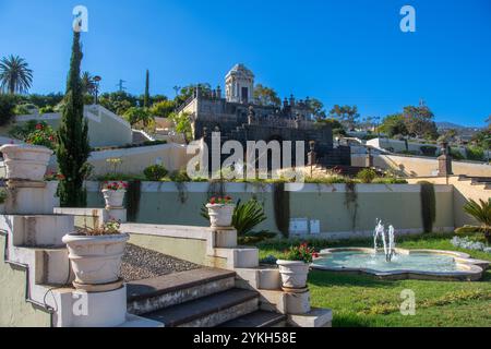 Le jardin Victoria dans la ville de la Orotava Banque D'Images