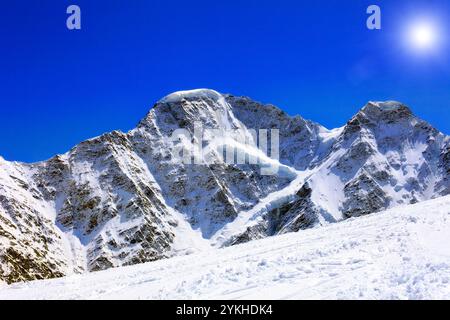 Belle vue de la montagne dans la région de l'Elbrous.L'Europe Banque D'Images