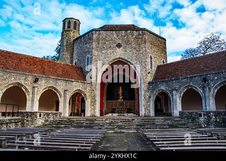 Assomption de notre-Dame aux Frères, prieuré d'Aylesford, dans le Kent Banque D'Images