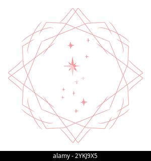 Horoscope de constellation. Constellation d'étoiles astronomiques du Taureau. Constellation illustration vectorielle minimaliste Illustration de Vecteur