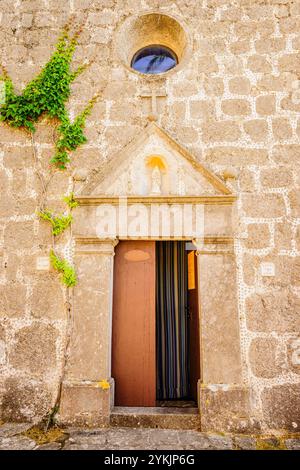 Ermitage de la Trinitat, XVIIIe siècle, fondé en 1648, oratoire dédié à l'Immaculée conception. Valldemossa. Sierra de Tramuntana. Majorque. Îles Baléares. Espagne. Banque D'Images