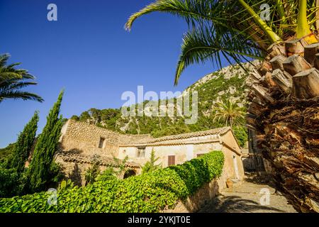 Ermitage de la Trinitat, XVIII siècle, fondée en 1648. Valldemossa. Sierra de Tramuntana. Majorque. Îles Baléares. Espagne. Banque D'Images