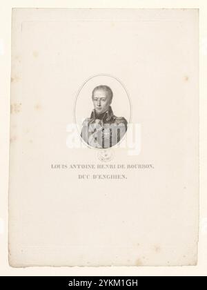 416 - Louis Antoine Henri de Bourbon, duc d'Enghien. Banque D'Images