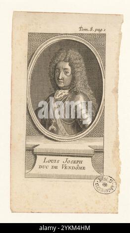 1797 - Louis Joseph Duc de Vendôme. Banque D'Images