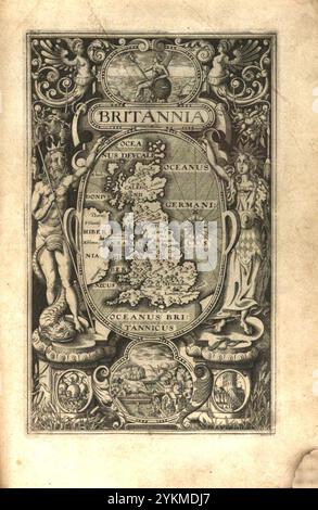 Britannia Title page 1607 BUB gb S1j9xN8L8PkC 0004. Banque D'Images