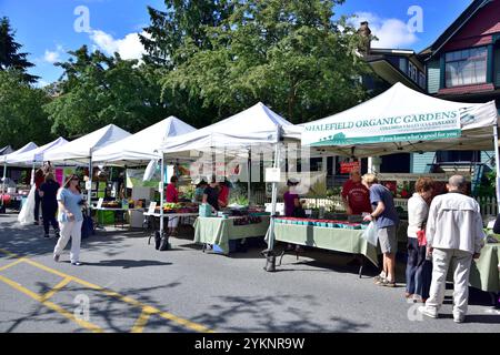 Marché fermier du West End Banque D'Images