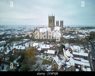 19 novembre 2024, Lincoln Cathedral, Lincoln, Royaume-Uni. Lincoln, Royaume-Uni. Crédit : Phil Crow/Alamy Live News Banque D'Images