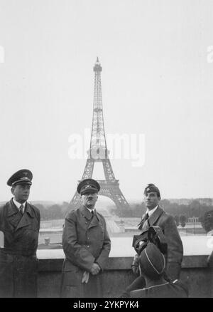 Hitler à Paris. 23 juin 1940 Banque D'Images