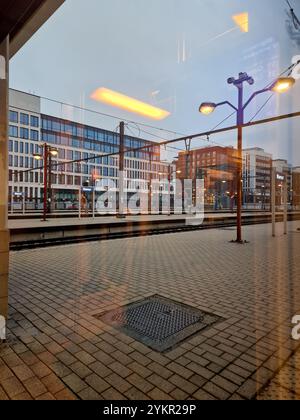 Voyager en train régional belge, Belgique Banque D'Images