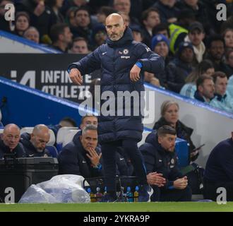 Londres, Royaume-Uni. 10 novembre 2024. Chelsea v Arsenal - premier League - Stamford Bridge - Londres. Directeur de Chelsea Enzo Maresca. Crédit photo : Mark pain / Alamy Live News Banque D'Images