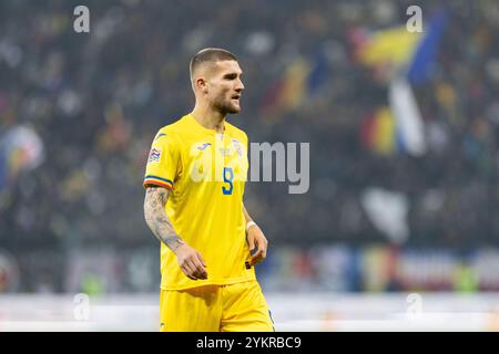 Bucarest, Roumanie. 18 novembre 2024. Daniel Birligea, roumain, lors du match de football de l'UEFA Nations League, League C, Group C2 entre la Roumanie et Chypre le 18 novembre 2024 à l'Arena Nationala de Bucarest, Roumanie - photo Mihnea Tatu/Lightspeed images/DPPI crédit : DPPI Media/Alamy Live News Banque D'Images