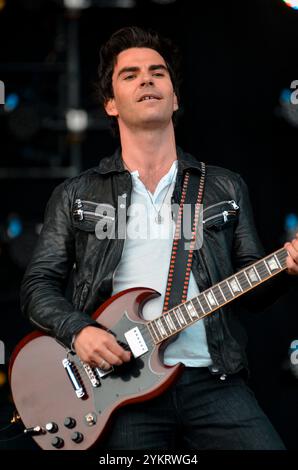 Kelly Jones - Stereophonics, V2013, Hylands Park, Chelmsford, Essex, Grande-Bretagne - 18 août 2013 Banque D'Images