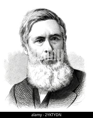 ASA Gray, 1810 – 1888 ans, le plus important botaniste américain Banque D'Images