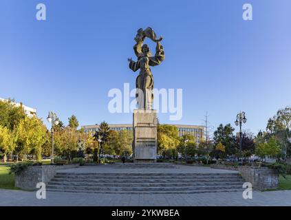 Une photo du Monument de l'indépendance à Iasi Banque D'Images