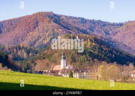 Gratwein-Straßengel : abbaye de rein dans la région de Graz, Steiermark, Styrie, Autriche Banque D'Images