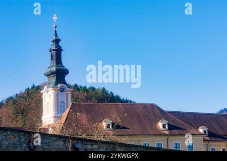 Gratwein-Straßengel : abbaye de rein dans la région de Graz, Steiermark, Styrie, Autriche Banque D'Images