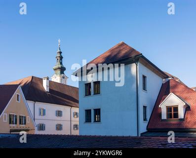 Gratwein-Straßengel : abbaye de rein dans la région de Graz, Steiermark, Styrie, Autriche Banque D'Images