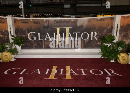 18 novembre 2024, Hollywood, Californie, États-Unis : atmospher à la première de Los Angeles de ''Gladiator II' (crédit image : © Billy Bennight/ZUMA Press Wire) USAGE ÉDITORIAL SEULEMENT! Non destiné à UN USAGE commercial ! Banque D'Images