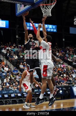 Frisco, États-Unis. 17 novembre 2024. Phil Wheeler #23 de Texas Legends se dirige vers le panier contre Memphis Hustle lors du match de saison régulière de la NBA G League au Comerica Center. Score final Texas Legends 85-90 Memphis Hustle le 17 novembre 2024 à Frisco, Texas. (Photo de Javier Vicencio/Eyepix Group/SIPA USA) crédit : SIPA USA/Alamy Live News Banque D'Images