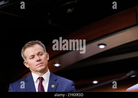 Washington, États-Unis. 19 novembre 2024. Le Rep. Blake Moore est vu lors d'une conférence de presse dans le Capitole de Washington, DC. (Photo de Aaron Schwartz/Sipa USA) crédit : Sipa USA/Alamy Live News Banque D'Images