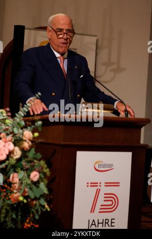 Freiburg Im Breisgau, Allemagne. 19 novembre 2024. Gundolf Fleischer (Präsident Badischer Sportbund BSB Freiburg) beim Festakt 75 Jahre Badischer Sportbund BSB Freiburg crédit : dpa/Alamy Live News Banque D'Images