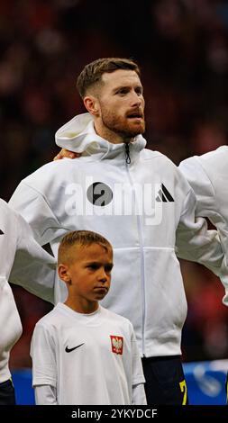 Anthony Ralston vu pendant le match de l'UEFA Nations League entre les équipes nationales de Pologne et d'Écosse au PGE Narodowy (Maciej Rogowski) Banque D'Images