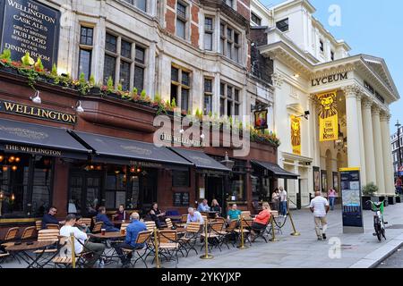 Londres, Royaume-Uni - 22 septembre 2024 : le Lyceum, un théâtre historique du West End londonien fondé à l'origine dans les années 1700 Banque D'Images