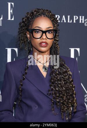 Los Angeles, États-Unis. 19 novembre 2024. Alyah Scott arrive à ELLE's Women in Hollywood Celebration qui s'est tenue au four Seasons Hotel - Los Angeles à Beverly Hills le 19 novembre 2024 à Los Angeles, CA. © Mark von Holden/ Credit : AFF/Alamy Live News Banque D'Images