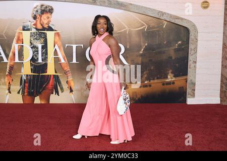 18 novembre 2024, Los Angeles, Californie, États-Unis : Estelle à la première de Gladiator II au TCL Chinese Theatre IMAX (crédit image : © Nina Prommer/ZUMA Press Wire) USAGE ÉDITORIAL SEULEMENT! Non destiné à UN USAGE commercial ! Banque D'Images