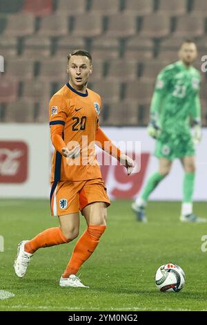 Zenica, Bosnie-Herzégovine. 19 novembre 2024. Zenica, 19-11-2024. Stade Bilino Polje. UEFA Nations League saison 2024/2025. Bosnie-Herzégovine - pays-Bas. Joueur néerlandais Teun Koopmeiners. Crédit : Pro Shots/Alamy Live News Banque D'Images