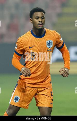Zenica, Bosnie-Herzégovine. 19 novembre 2024. Zenica, 19-11-2024. Stade Bilino Polje. UEFA Nations League saison 2024/2025. Bosnie-Herzégovine - pays-Bas. Joueur néerlandais Jorrel Hato. Crédit : Pro Shots/Alamy Live News Banque D'Images