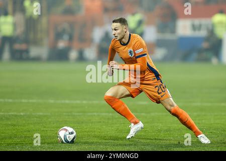 Zenica, Bosnie-Herzégovine. 19 novembre 2024. Zenica, 19-11-2024. Stade Bilino Polje. UEFA Nations League saison 2024/2025. Bosnie-Herzégovine - pays-Bas. Joueur néerlandais Teun Koopmeiners. Crédit : Pro Shots/Alamy Live News Banque D'Images