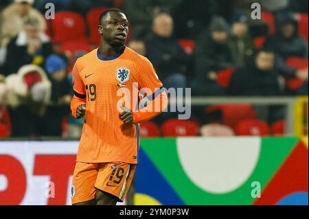 Zenica, Bosnie-Herzégovine. 19 novembre 2024. Zenica, 19-11-2024. Stade Bilino Polje. UEFA Nations League saison 2024/2025. Bosnie-Herzégovine - pays-Bas. Joueur néerlandais Brian Brobbey. Crédit : Pro Shots/Alamy Live News Banque D'Images