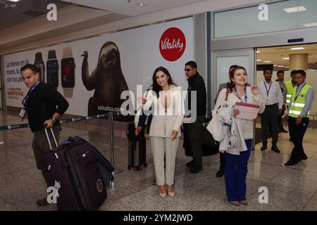 ARIIBO VERONICA ABAD Tababela, mercredi 20 novembre 2024 Vice-présidente de la République Veronica Abad, arrive à l'aéroport de Tababela, Mariscal sucre photos API Rolando Enriquez Tababela Pichincha Ecuador POL ARIIBO VERONICA ABAD 4cca0d9d3a302b832fcf24be4878e3 Copyright : xROLANDOxENRIQUEZx Banque D'Images