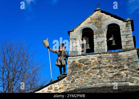 Rituel de Reises de la vallée de Valedor, Asturies, Espagne Banque D'Images