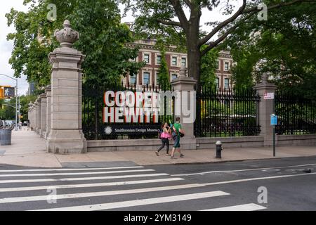 Cooper Hewitt, Smithsonian Design Museum à New York, États-Unis. Banque D'Images