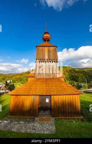 Église Saint-Nicolas, site UNESCO, Bodruzal, Slovaquie Banque D'Images