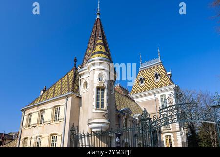 Château Aloxe-Corton (château), Bourgogne, France Banque D'Images