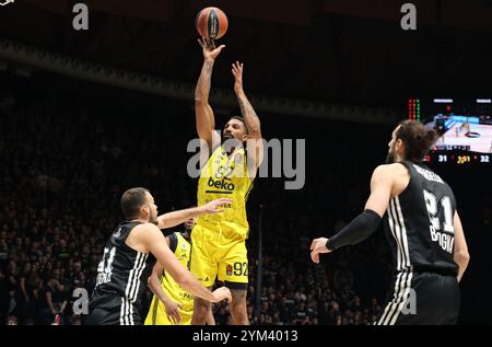 Khem Birch (Fenerbhace) lors du match de basket-ball Turkish Airlines Euroleague entre Virtus Segafredo Bologna et Fenerbhace Beko Istanbul à l'Unipol Arena, Casalecchio (Bologne), Italie, 20 novembre 2024 - photo : Michele Nucci Banque D'Images