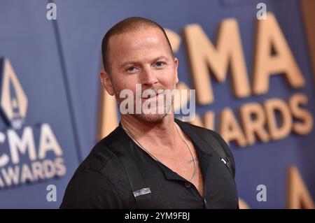 Nashville, États-Unis. 20 novembre 2024. Kip Moore arrive à la 58e cérémonie annuelle des Country Music Association Awards qui se tient à Bridgestone Arena le 20 novembre 2024 à Nashville, TN. © OConnor-Arroyo/AFF-USA.com crédit : AFF/Alamy Live News Banque D'Images