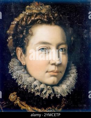 Sofonisba Anguissola, Portrait de femme, peinture à l'huile sur toile, vers 1560 Banque D'Images